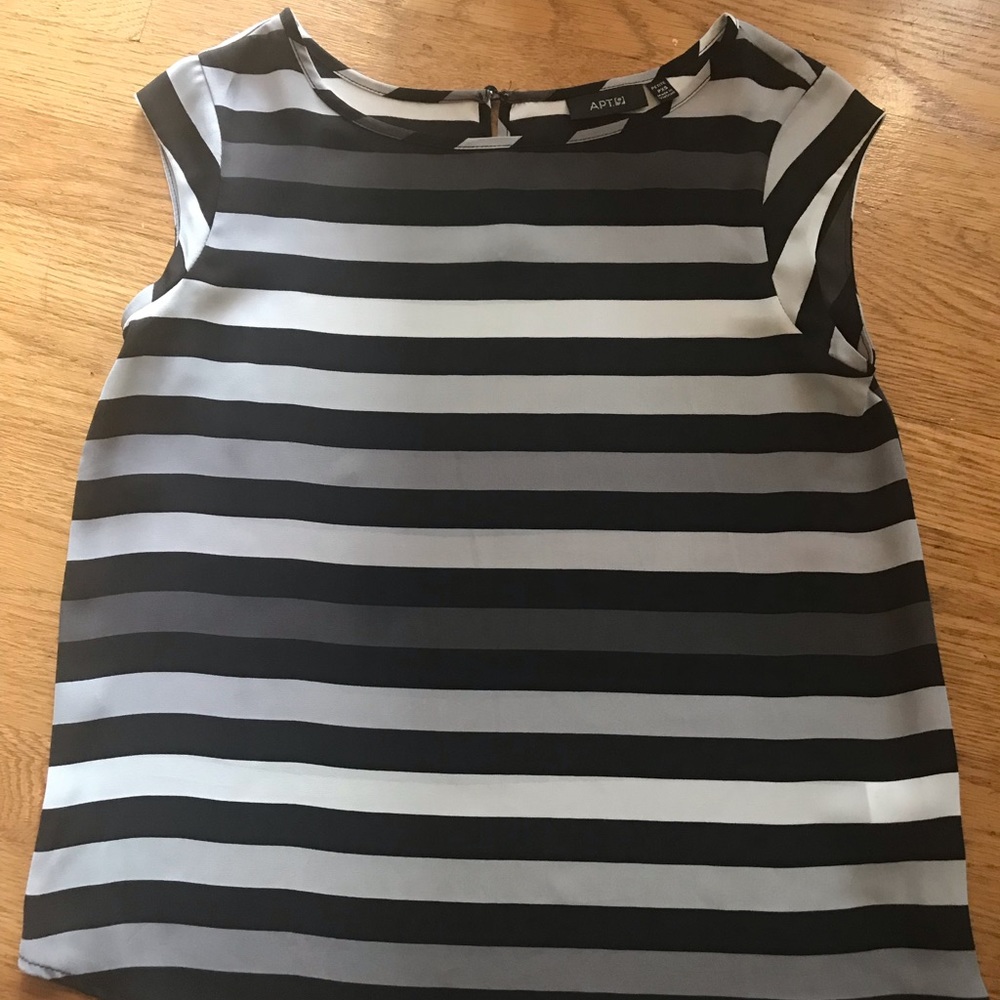 APT 9 Striped Blouse